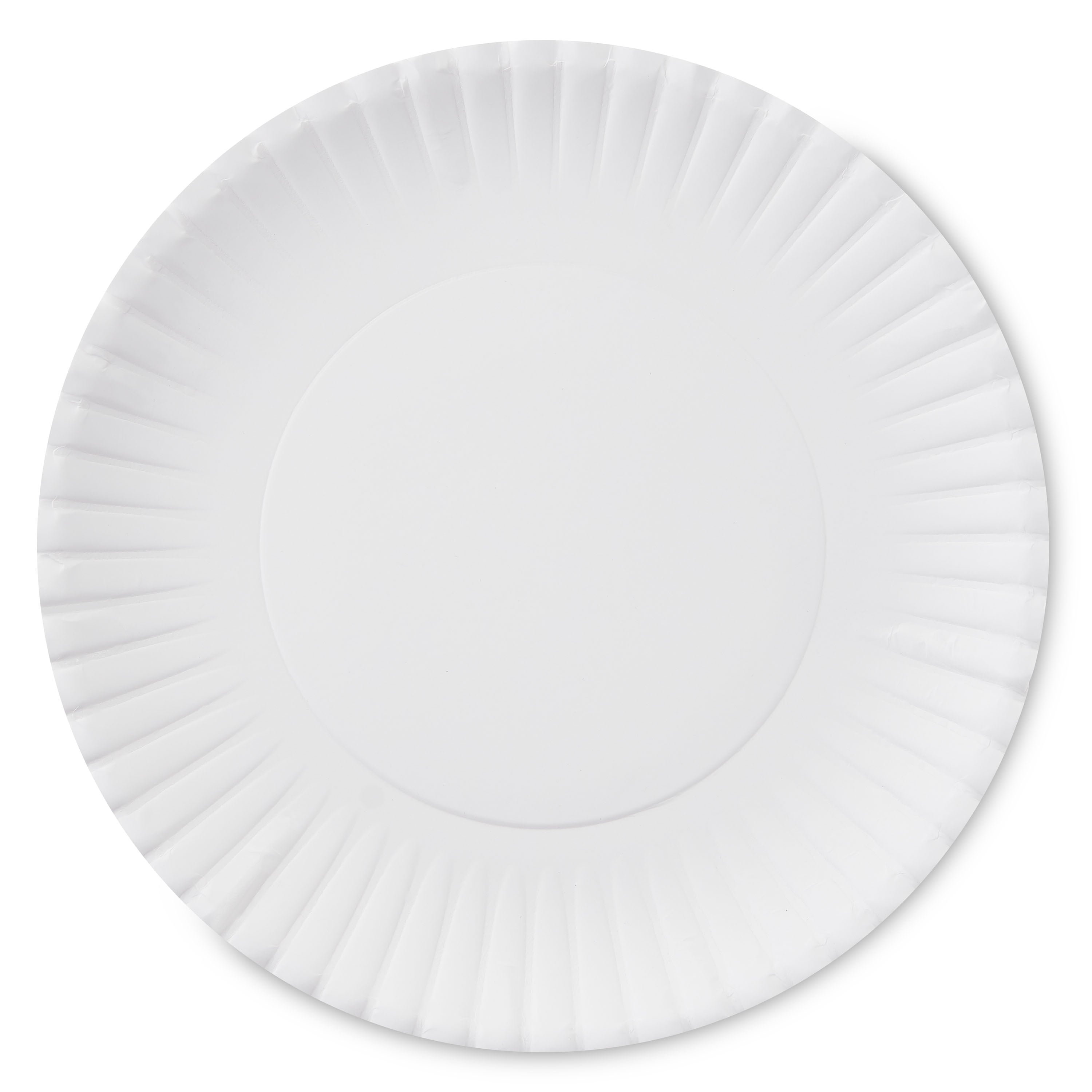 APPROVED VENDOR Disposable Paper Plate: White, Heavy-Wt, 9 in Disposable  Plate Size, 600 PK