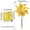 Gold, variant on Wind-Activated Reflective Bird Repellent Pinwheels - 18.5 Inch Garden Decoration, Eco-Friendly Mylar Scare Spinners for Farm, Orchard, Yard, Crops Protection, Easy Install