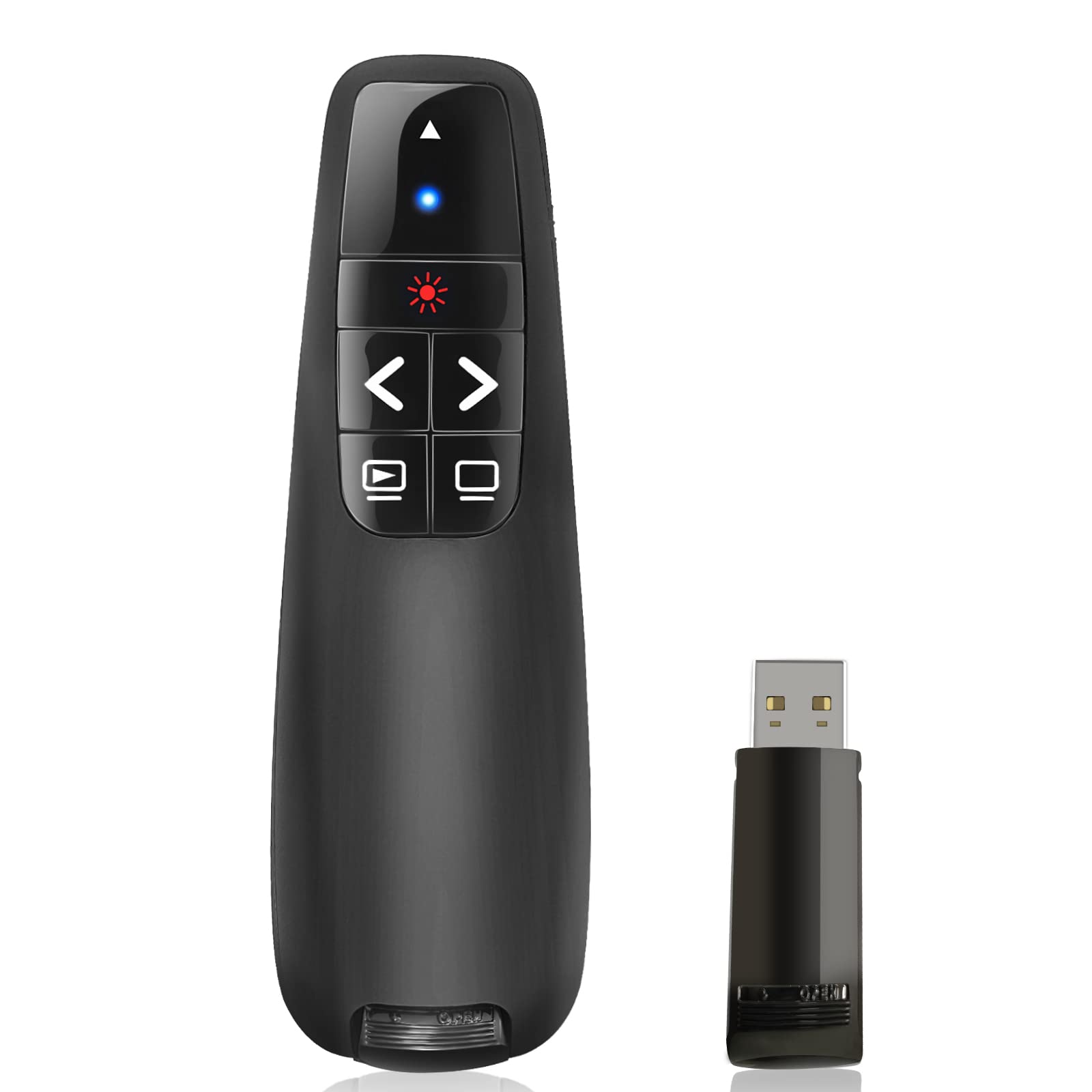 Presentation Clickers for PowerPoint, Clicker for Laptop Presentations Remote, USB Wireless