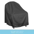 thumbnail image 3 of Rocking Chair Cover Household Rocking Chair Waterproof Chair Cover Garden Chair Cover, 3 of 4