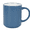 Blue and white, variant on Mainstays Fluted Ceramic Coffee Mug, 15oz