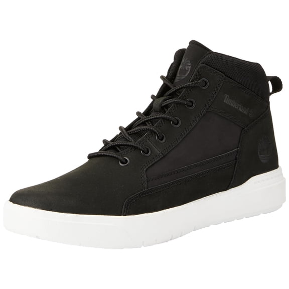 Timberland Mens Casual Shoes Allston Fashion Mid Lace Up Sneakers Leather Upper Eva Midsole Insulated Lining Rubber Outsole Breathable Lightweight