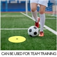 thumbnail image 3 of Minkissy 10pcs Flat Training Markers PVC Green High Visibility For Football Training for Fan Gear, 3 of 7