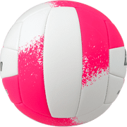 Baden Match Point Official Size Recreational Volleyball - Neon Pink/White
