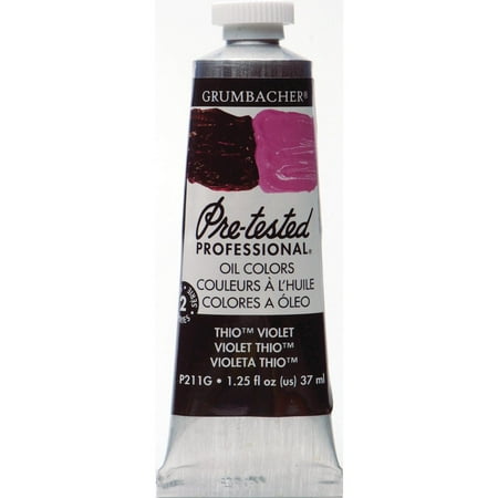 UPC: 0014173353429 | Grumbacher Pre-Tested Oil Color  37ml Tube  Thio Violet