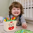 Montessori Toys for Toddlers, Wooden Fries Matching Toys, Educational Toys for 1 2 3 Year Old