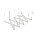 thumbnail image 1 of Adjustable Rib Rack & Lid Holder Set, Stainless Steel Ribs Griller, 1 of 5