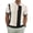 Beige, variant on Men's Retro Striped Knit Polo Shirt, Quarter Zip Short Sleeve Casual Business Top, Breathable Soft Fabric for office, Daily and Semi-formal Wear, Sizes S-5XL Orange