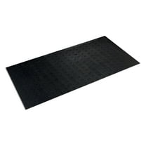 SuperMats - Bike Mat - Standard Quality Dense Foam Vinyl - Fitness Equipment Mat, Black, 30" x 60"