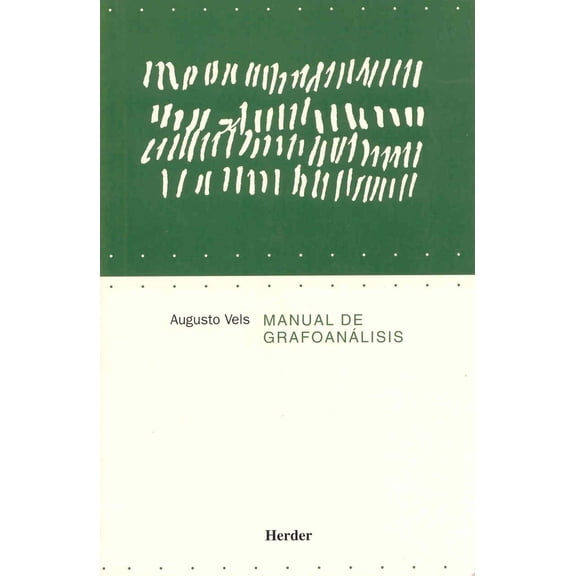 Manual De Grafoanálisis HERDER 9788425421938