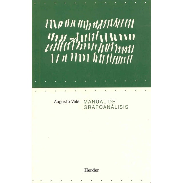 Manual De Grafoanálisis HERDER 9788425421938
