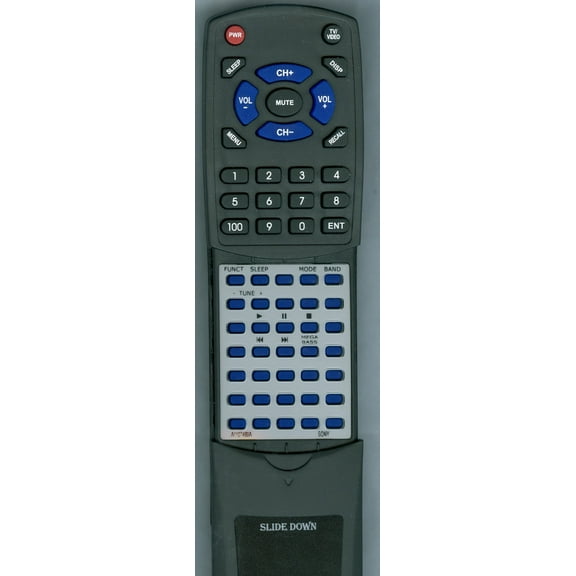 Replacement Remote for SONY A-1107-489-A, A1107489A, RTA1107489A, RMTCS350A, CFDS350, CFDS350SIL