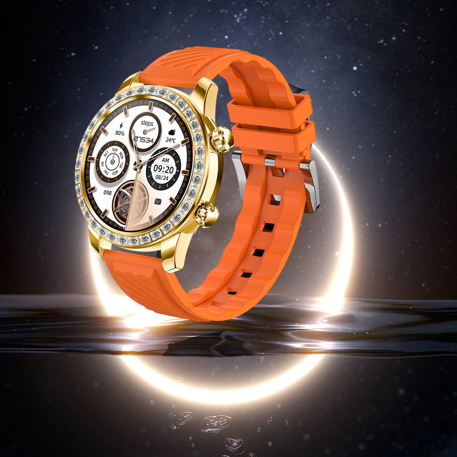 Mrzvby Gifts for Women Clearance!High Precision Smartwatch With Two Watch Bands Bluetooth HD Call Intelligent Voice Control Long Battery Life And IP68 Water Proofing 1.52inch Smart Sports Watch
