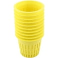 thumbnail image 2 of 10pcs Résistant Maille Pot Net Tasse Panier Plante Hydroponique Cultiver le Jardinage Clone (Jaune), 2 of 4
