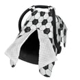 thumbnail image 2 of Naloa Soccer Baby Car Seat Cover, Breathable Baby Carrier Cover, Multiuse Baby Carrier Cover & Nursing Breastfeeding Cover, 2 of 5