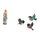thumbnail image 5 of Estatua de Lutero,Colección religiosa de estatuas de la Virgen María,Figura de resina y la Dama de Lutero,Colgante de pared con forma de pájaro,Arte de pared de pájaros de, 5 of 8