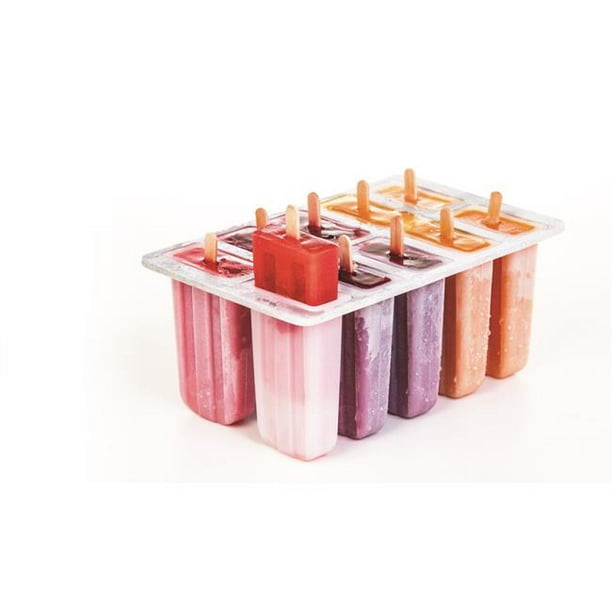 Prepworks Freezer Pop Maker Plastic Clear 10 Freezer Pops pack of 6
