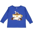 thumbnail image 3 of Inktastic Cute Hot Chocolate Hedgehogs Boys or Girls Long Sleeve Toddler T-Shirt, 3 of 5