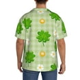 thumbnail image 5 of Gaeub St Patrick's Day11 Men's Lapel Short Sleeve Shirt, Relaxed Fit Shirt, Soft and Breathable for Outdoors Party Travel - 4X-Large, 5 of 7