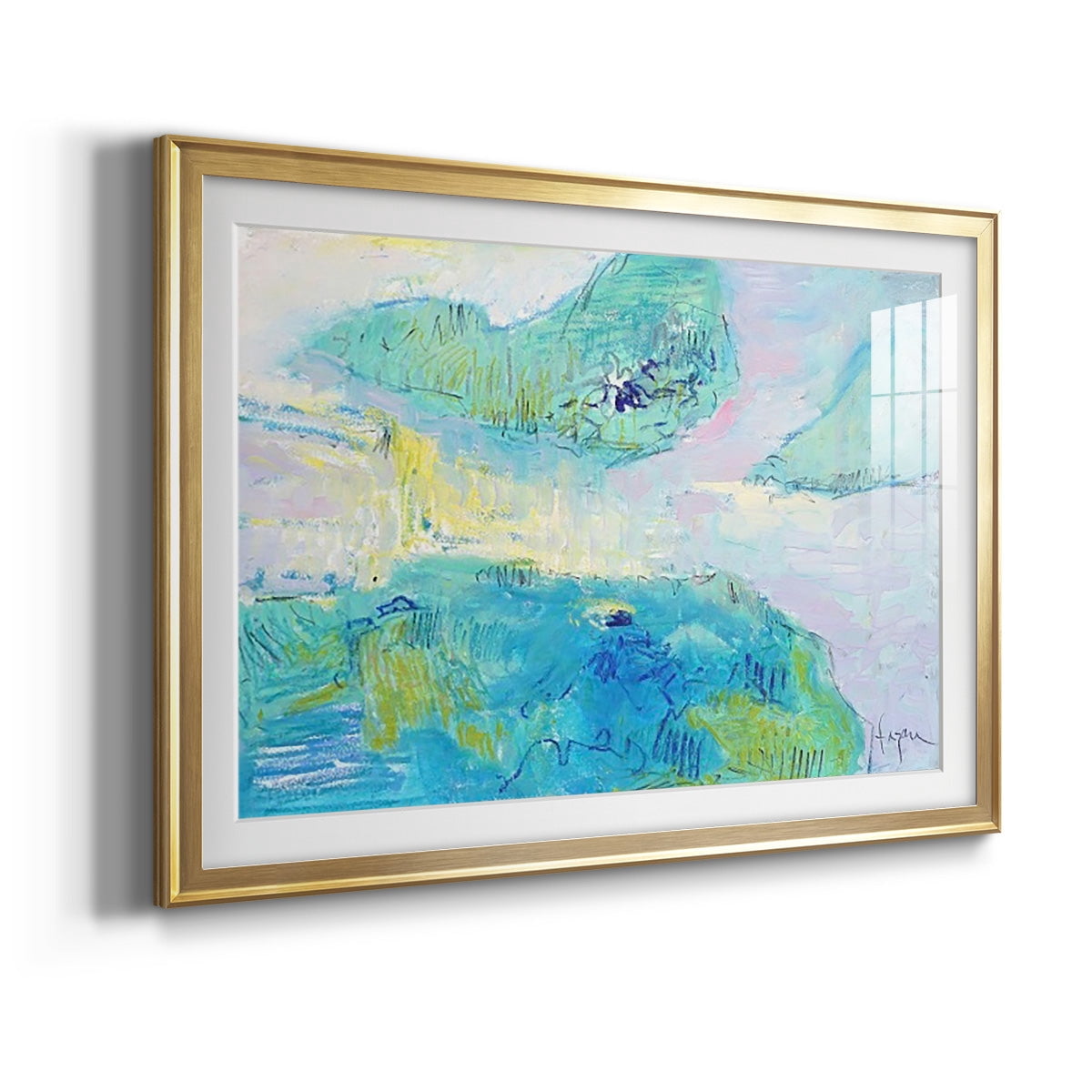 Smooth Sailing in the Heartland Premium Framed Print - Ready to Hang