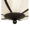 thumbnail image 3 of Meyda Tiffany 234504 Arts And Crafts 3 Light 18" Wide Semi-Flush Bowl Ceiling Fixture -, 3 of 7