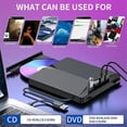 thumbnail image 4 of USB 3.0 Type-c External DVD RW CD Drive Burner Reader Player, 4 of 5