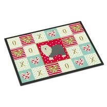 Carolines Treasures CK5942JMAT Old English Sheepdog Love Door Mat Indoor Rug or Outdoor Welcome Mat 24x36 Doormat 36"L x