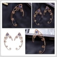 thumbnail image 3 of 2 Pcs Cuff Earrings Women Filigree Elf Ears Metal Elf Ear Cuffs Elf Earrings Cartilage Elf Ear Cuff Non Piercing, 3 of 3