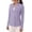 *Purple, variant on ClodeEU Women's Quick Dry UPF Sun Protection Long Sleeve Mock Neck Top , Solid Color Zip Up Athletic Shirt with Pockets Purple,Womens Plus XL