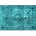 thumbnail image 1 of Ahgly Company Indoor Rectangle Abstract Light Blue Contemporary Area Rugs, 8' x 10', 1 of 4