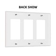 thumbnail image 2 of Cat Ice-Cream Switch Cover Decorative Wall Plate 3-Gang Standard Size, 2 of 5
