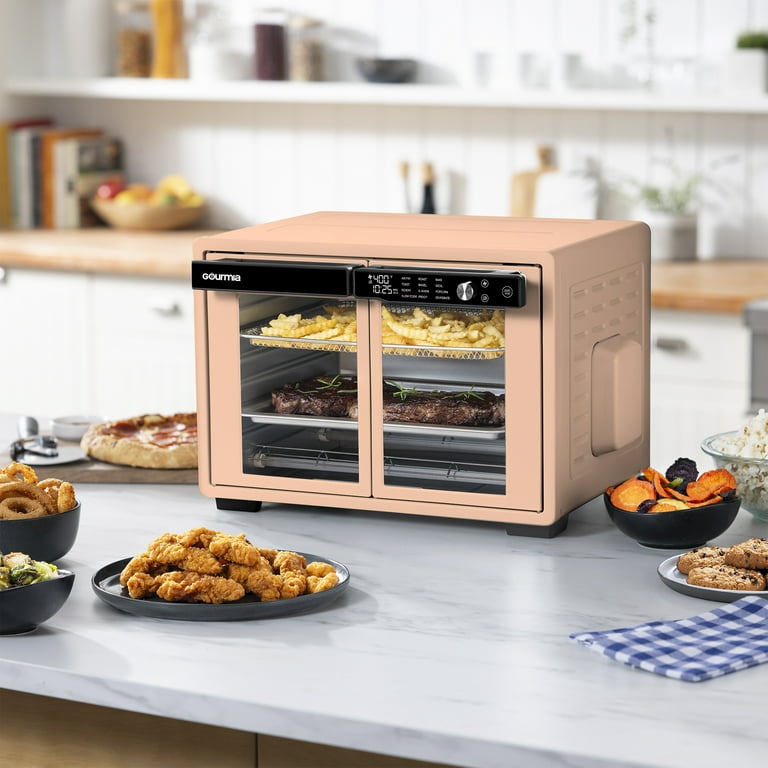 Gourmia 37 Qt Air Fryer French Door Toaster Oven, 9-Slice Capacity
