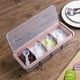 thumbnail image 5 of Material de pp premium 4 compartimentos cocina con caja de condimentos acrílicos de cuchara, condimento de estante de condición, para para tipo de condimentos de azúcar, sal,, 5 of 7