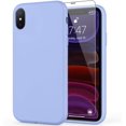 thumbnail image 1 of iPhone Xs Max Case with Screen Protector,Soft Liquid Silicone Gel Rubber Bumper Cover,Slim Fit Shockproof Protective Phone Case for iPhone Xs Max Light Blue, 1 of 8