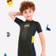 thumbnail image 2 of Soidarity Trajes de neopreno para niños de 2,5 MM, traje de buceo de una pieza, traje de neopreno de secado rápido, traje de baño para niños, buceo, Deportes acuáticos Gris M Soidarity OD003681-02, 2 of 6