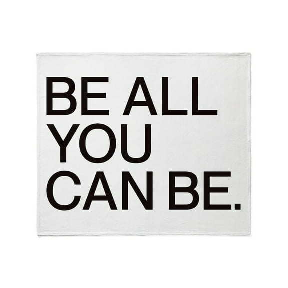 CafePress - U.S. Army® Black Tagline - Soft Fleece Throw Blanket, 50"x60" for All Ages