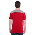 thumbnail image 3 of Augusta S Challenge T-Shirt Red/Graphite Heather 3055, 3 of 3