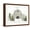 Brown Frame, variant on Art.com Holiday Barn Art Print by Katie Pertiet, 24" x 18"