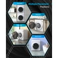 thumbnail image 5 of TABU 3.2 cu.ft. Portable Dryer for Clothes,13lbs Compact Dryer,Front Load,Stainless Steel Tub,White, 5 of 9