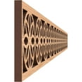 thumbnail image 3 of Ekena Millwork 46 3/8"W x 4"H x 3/8"T Blume Fretwork Moulding, Hickory, 3 of 13