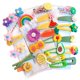 thumbnail image 2 of Pinzas para el cabello para niña, accesorios bonitos para el cabello, flores coloridas del arcoíris, patrones de postres de frutas, pasadores para adolescentes y niños pequeños, estilos surt, 2 of 5