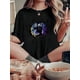 thumbnail image 1 of Halloween T-Shirt - Women'S Casual " Wednesday Addams " Graphic T-Shirt - Soft, Comfort Fit for Outdoor Activities & Casual Attire, All-Season Wear, Playful Graphic Tee | Soft Texture S, 1 of 6