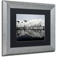 thumbnail image 2 of Trademark Fine Art "White Reflet" Canvas Art by Philippe Hugonnard, Black Matte, Silver Frame, 2 of 4