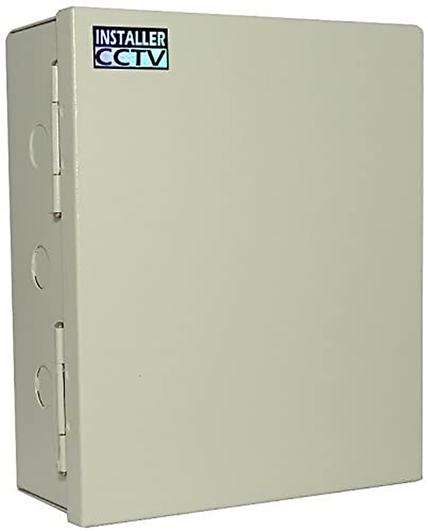 InstallerCCTV 18 Outputs 12 Amp 12V DC CCTV Distributed Power Supply Box for Security Camera, UL Listed
