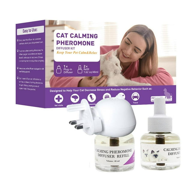 Cat Calming Diffuser Pet Anti Anxiety Feline Pheromones Plug Stress Relief