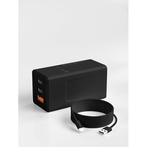 Cargador sakpeak USB C de 65 W, 3 puertos PD Fast MacBook Pro/Air