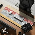 thumbnail image 2 of Long Mouse Pads for Desk,Colorful Geometric Striped Pattern Desk Mats on Top Of Desks, Desk Mouse Pad Extra Large with 3mm Non-Slip Base and Stitched Edge for Gaming,Office,Work,Home 35.4"x15.7", 2 of 6
