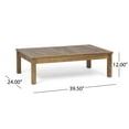 thumbnail image 2 of Santa Otis Outdoor 4 Seater Acacia Wood Chat Set with Cushions, Teak and Cream, 2 of 10