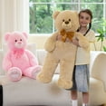 thumbnail image 2 of Tezituor 35'' Giant Teddy Bear Stuffed Animal Big Teddy Bear with Bow Plush Toy, 2 of 7