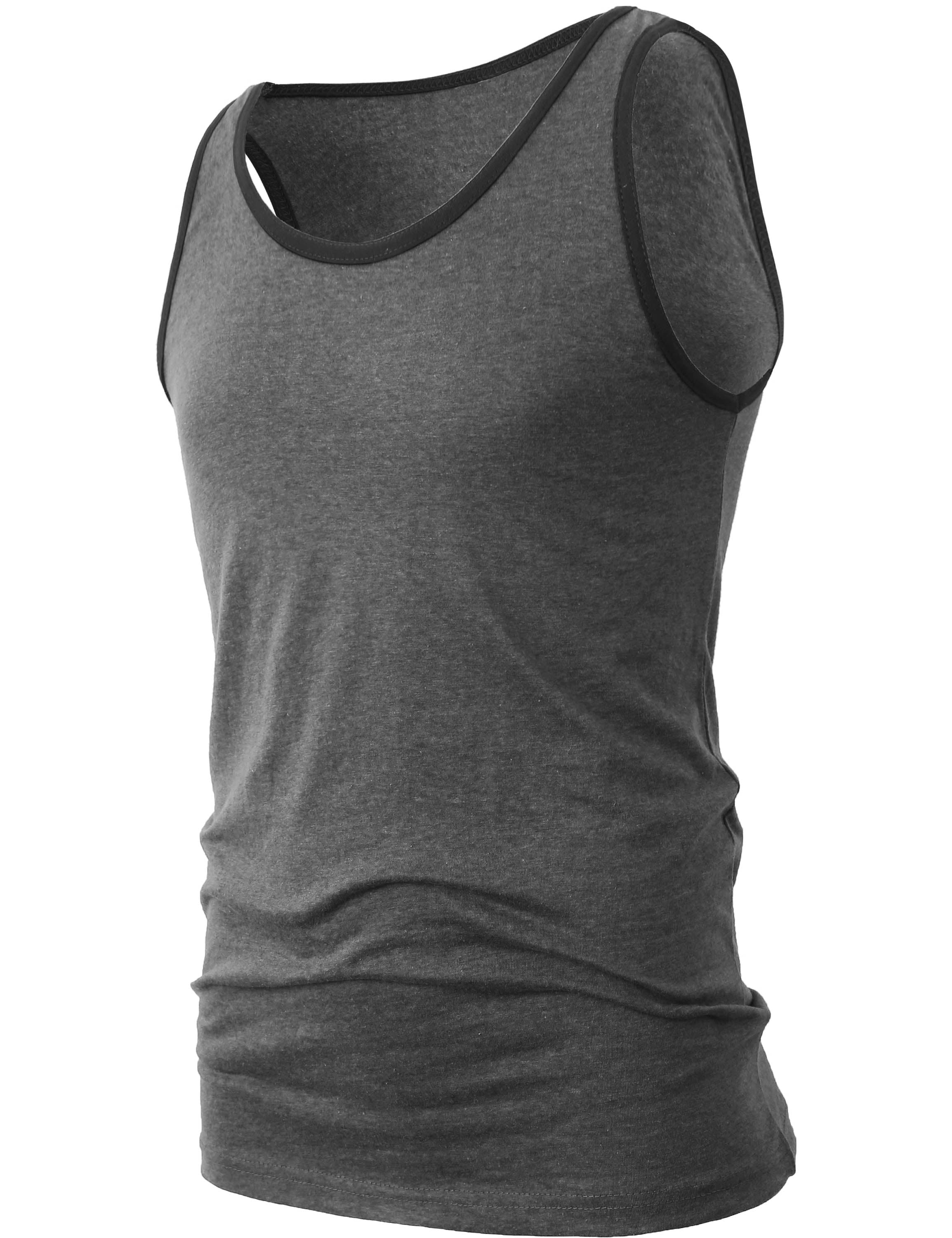 Hat and Beyond Mens Active Muscle Tank Top Athletic Boxing Gym Workout Shirts